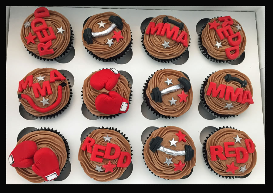 Martial Arts Class cupcakes